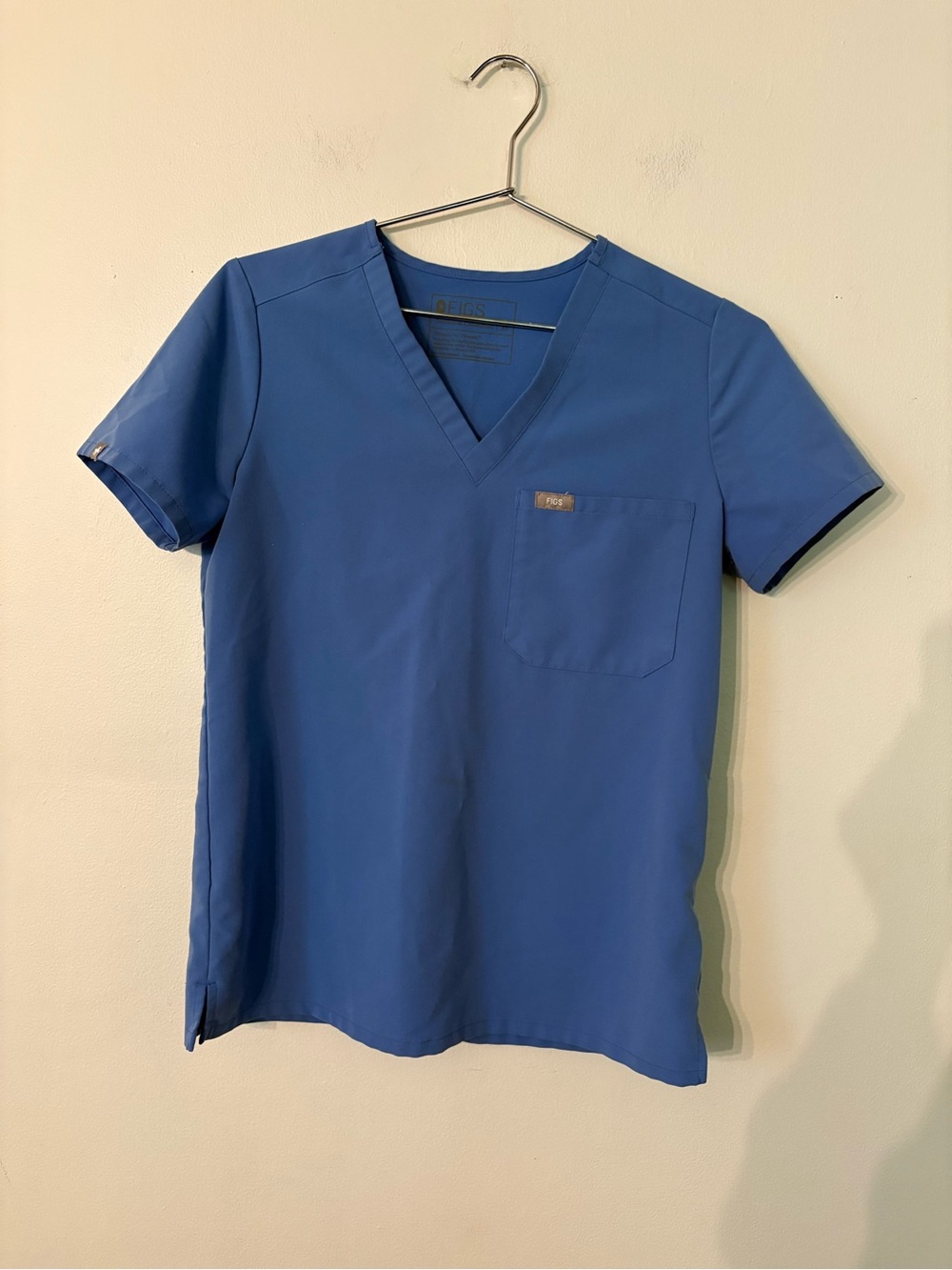 Figs womens Blue Technical Collection Scrub Top